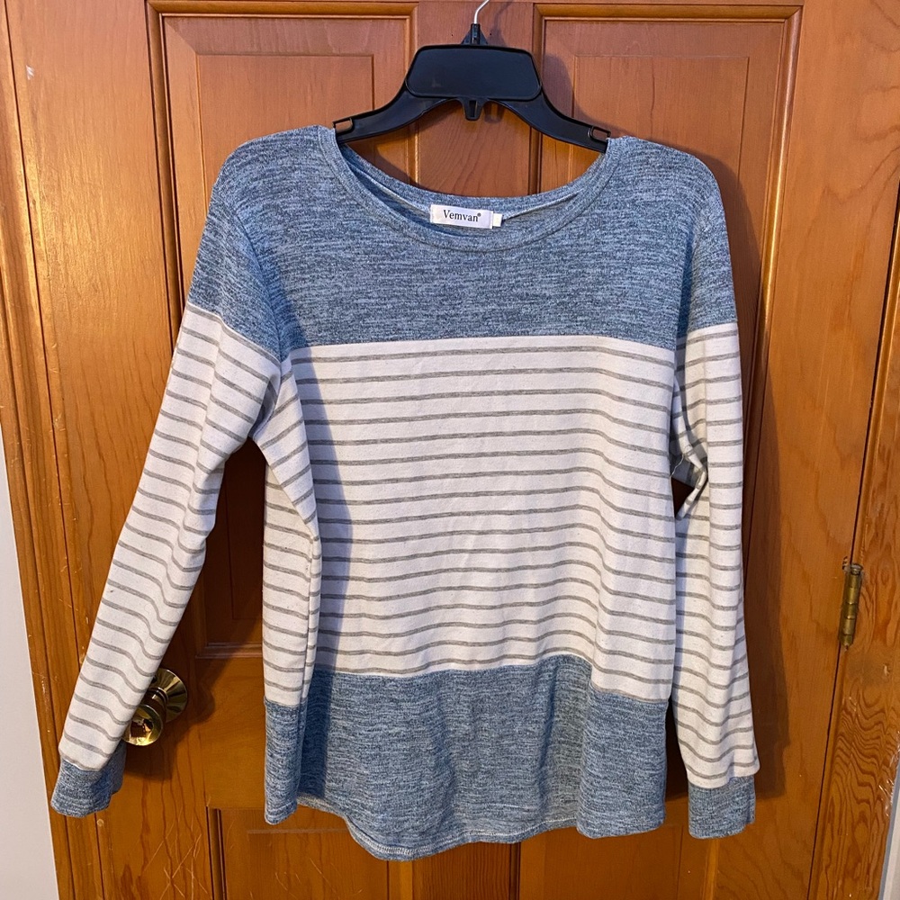 Vemvan long sleeve striped shirt